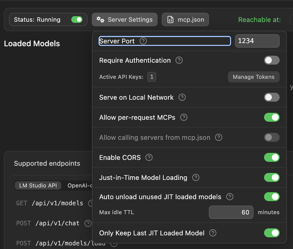 LM Studio - enable CORS